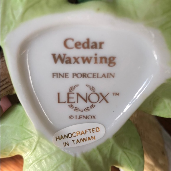 Lenox vintage cedar waxwings collection 1988 - Picture 3 of 4